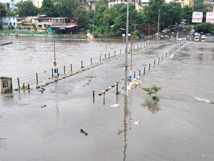 भिडे पूल पुन्हा पाण्याखाली