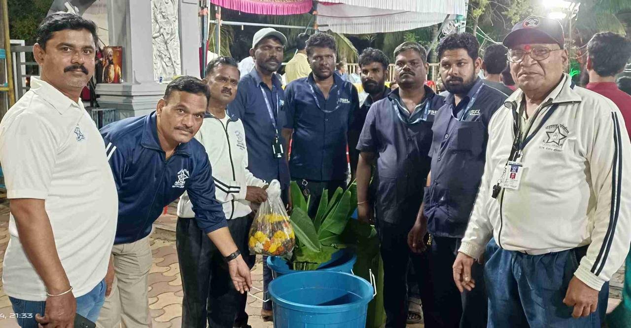 शहरातून २५० मेट्रिक टन निर्माल्य संकलन