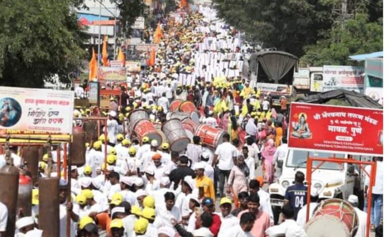 मावळ विधानसभेत बापूसाहेब भेगडे यांचे जोरदार शक्ती प्रदर्शन
