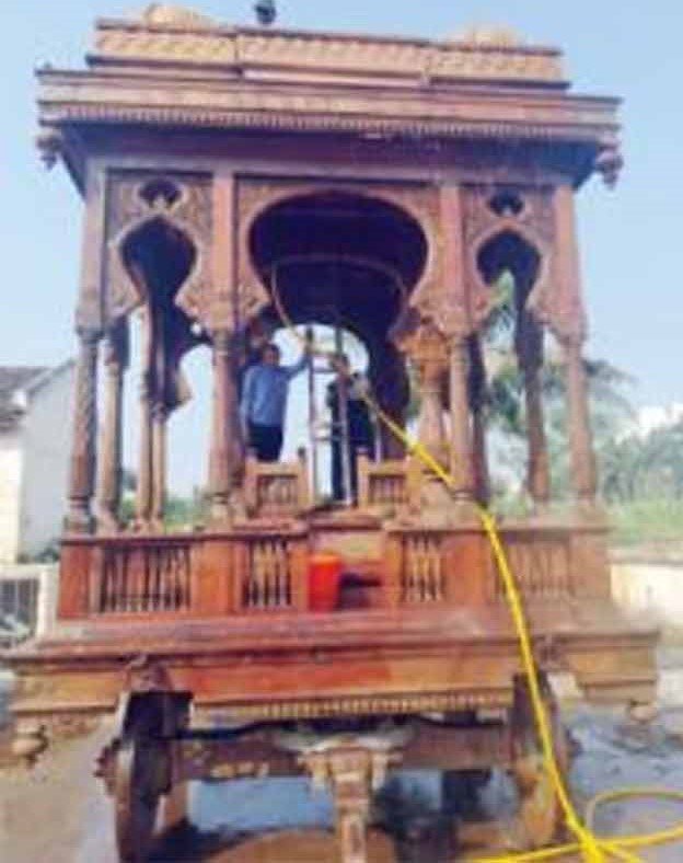 १५० वर्षे जुन्या रथातून होणार आळंदीत माउलींचा रथोत्सव!