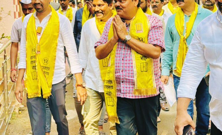 भाऊसाहेब भोईर यांचा वैयक्तिक गाठी भेटीचा धडाका