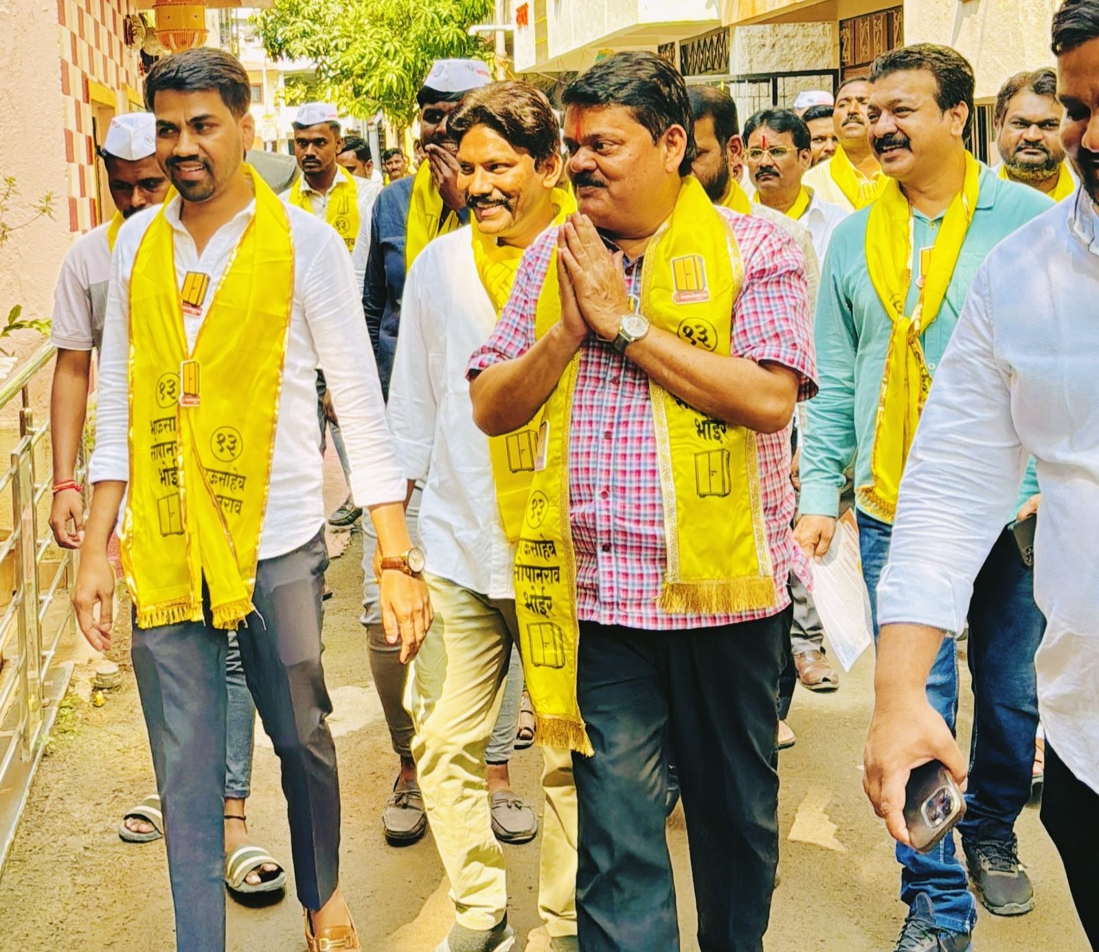 भाऊसाहेब भोईर यांचा वैयक्तिक गाठी भेटीचा धडाका