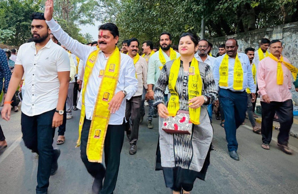 नागरिकांचा स्वतःहून पदयात्रेत सहभाग : भाऊसाहेब भोईर!