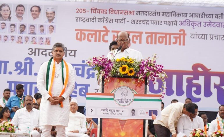 लोकांचे प्रश्न सोडविणाऱ्या राहुलला एक संधी द्या : शरद पवार