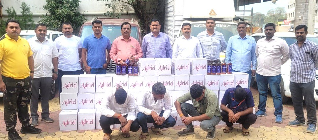 राज्य उत्पादन शुल्क कारवाईत ३१ लाखाहून अधिकचा मुद्देमाल जप्त!