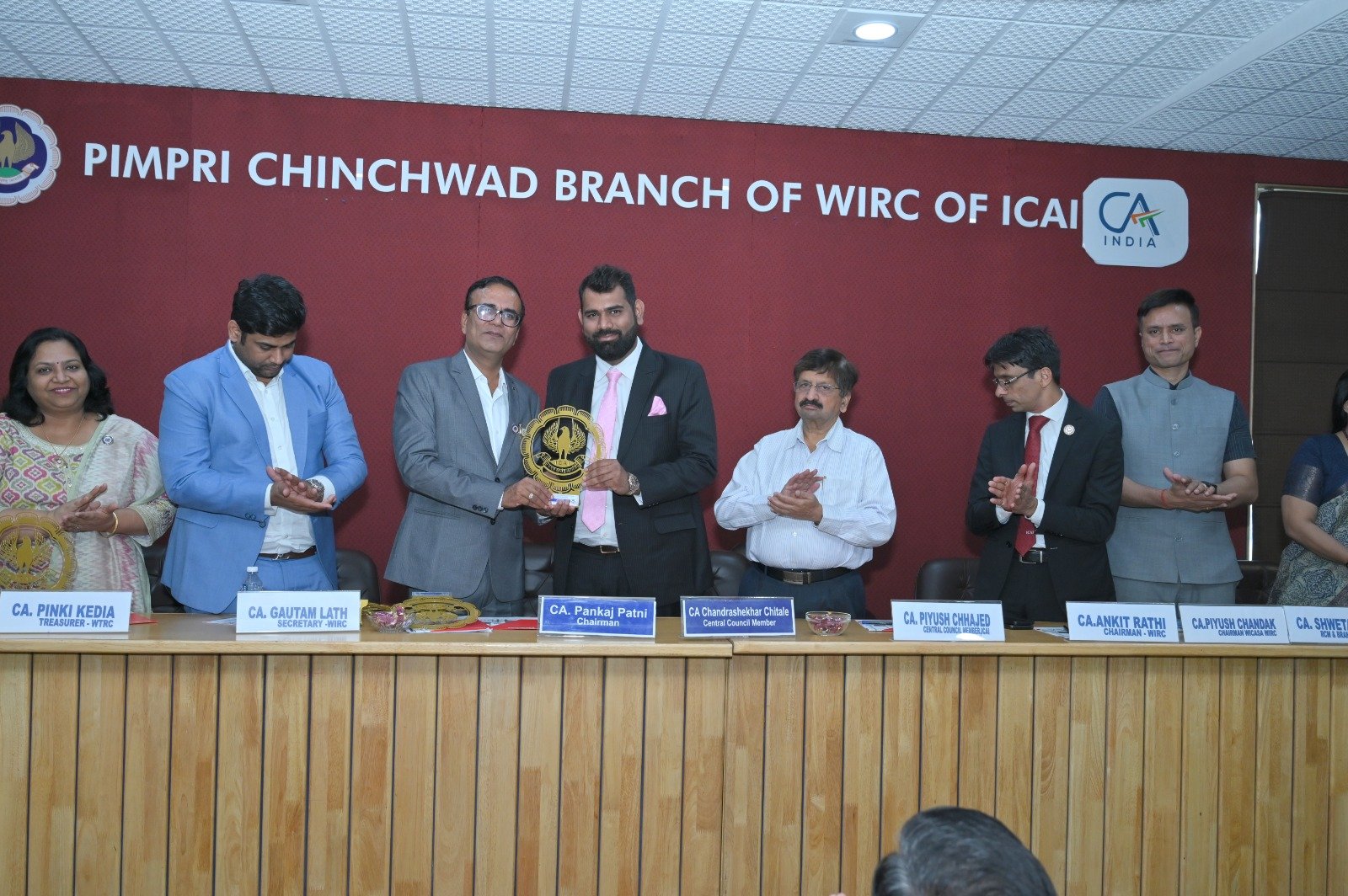 सीए इन्स्टिट्यूटकडून नवोदित सीएंचा गौरव
