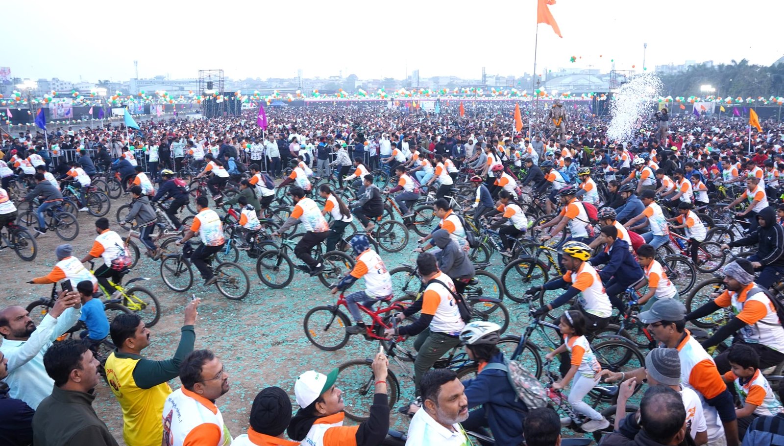 पर्यावरणप्रेमी सायकलस्वारांचा पिंपरी-चिंचवडमध्ये ‘कुंभमेळा