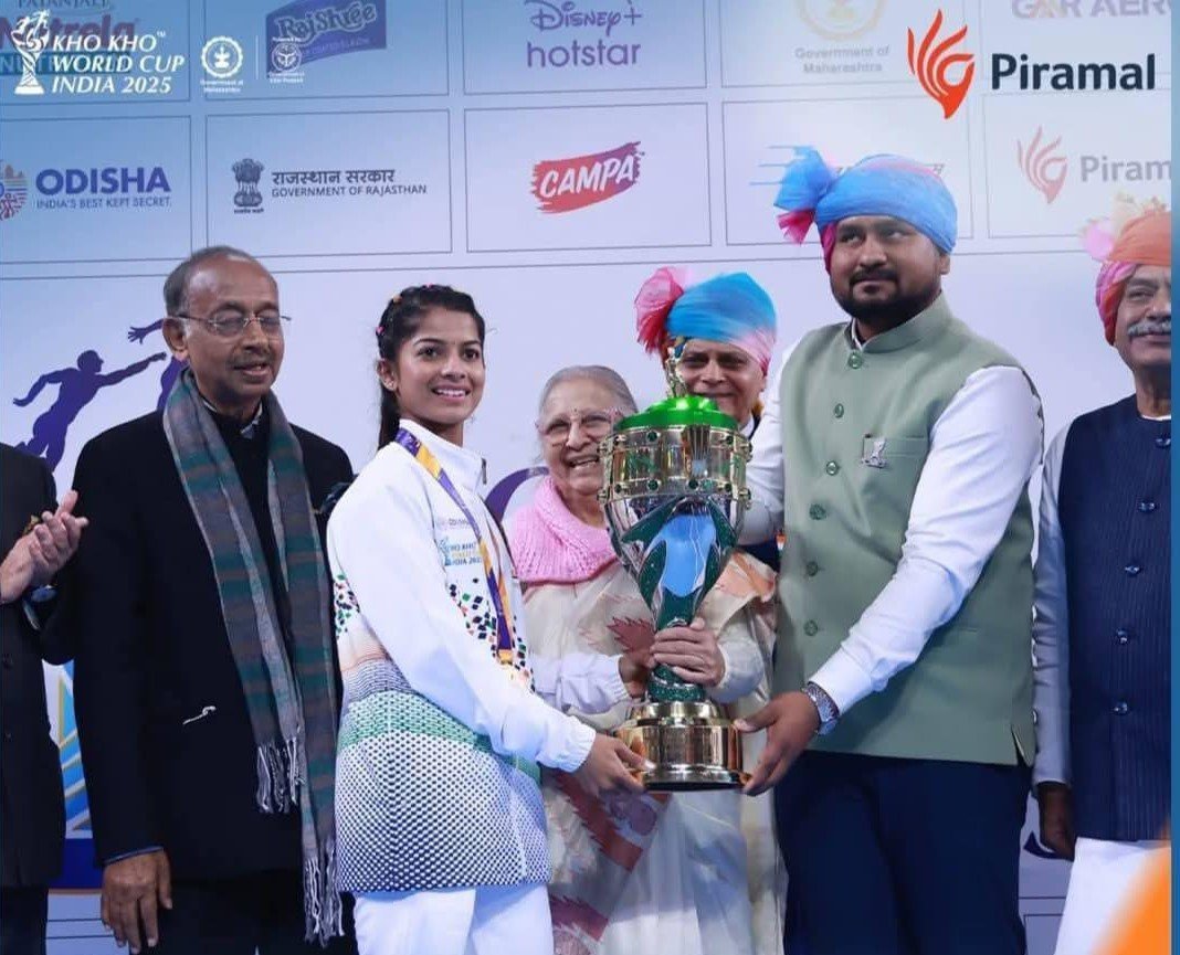 पिंपरी चिंचवड मधील प्रियंका इंगळेच्या नेतृत्वात भारताने जिंकला खो-खो विश्वचषक!
