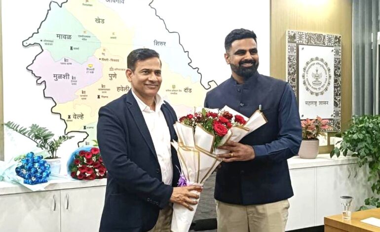 पुणे जिल्हाधिकारी म्हणून जितेंद्र डूडी यांनी पदभार स्विकारला!