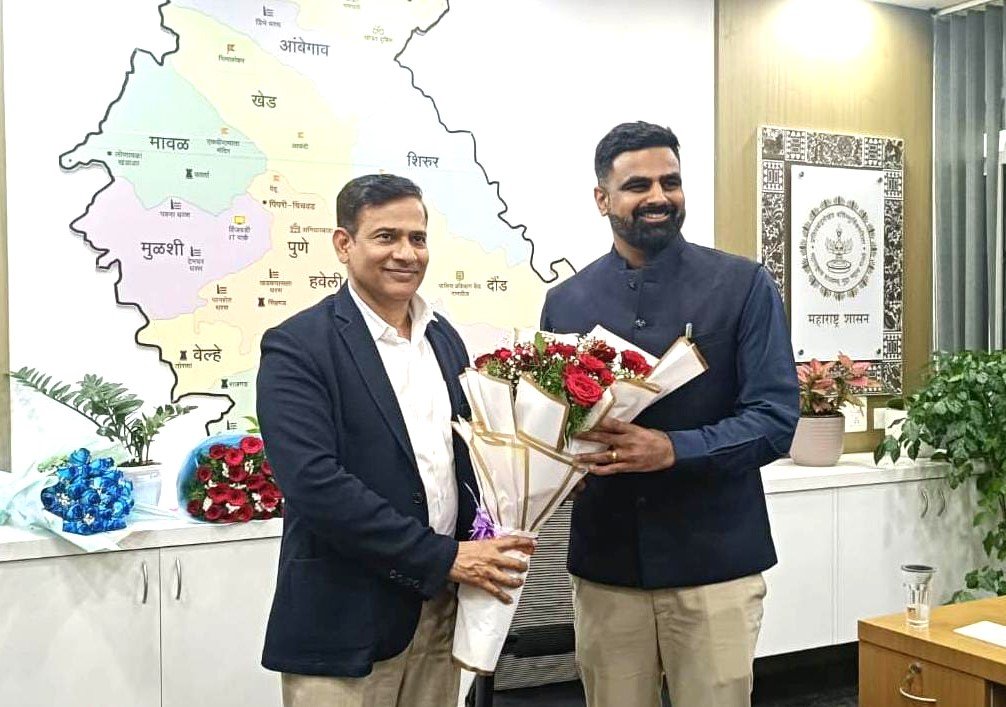 पुणे जिल्हाधिकारी म्हणून जितेंद्र डूडी यांनी पदभार स्विकारला!