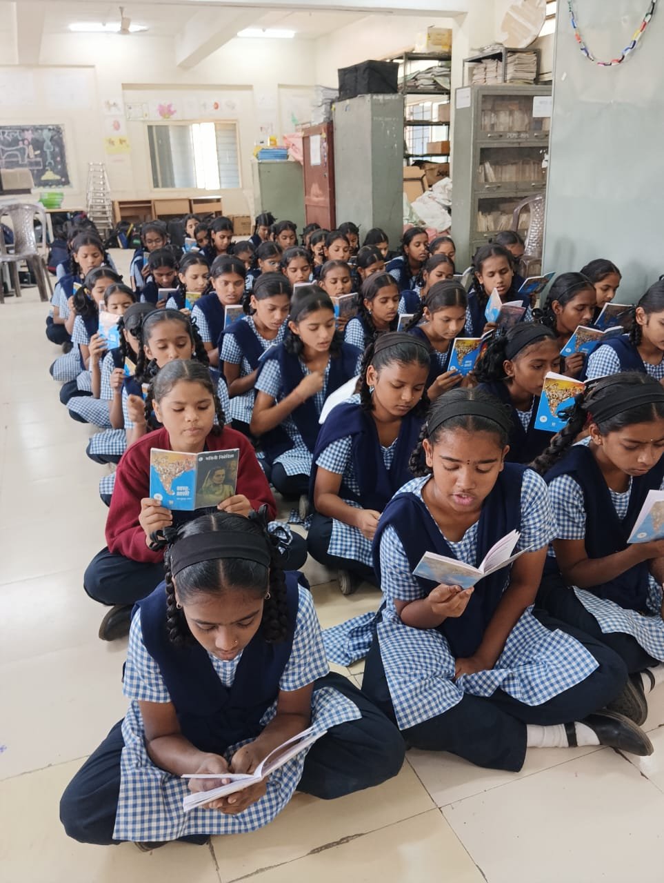 शिवजयंतीनिमित्त वाचन उपक्रम साजरा