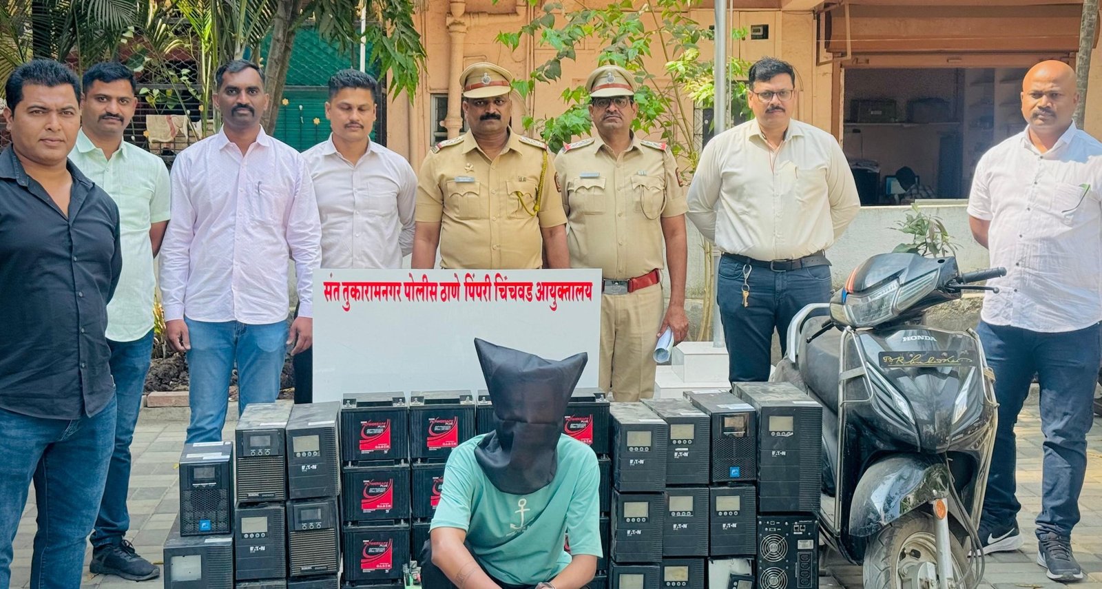 शहरातील सीसीटीव्ही कॅमेऱ्यांच्या बॅटरी, यूपीएस चोरणारा गजाआड!