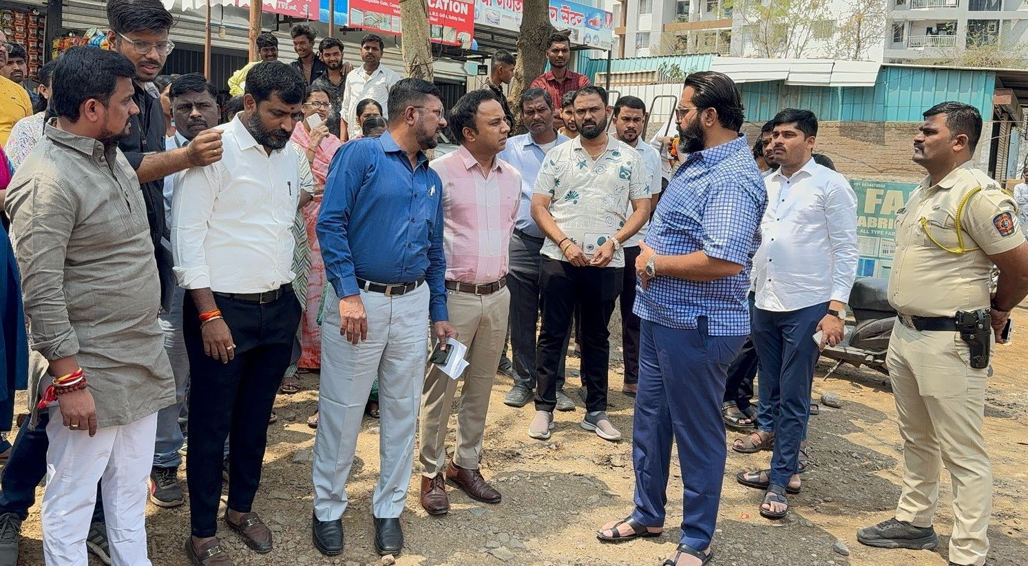 मोशीतील लक्ष्मी चौक ते स्वराज रेसिडेन्सी रस्त्याला ‘गती’!