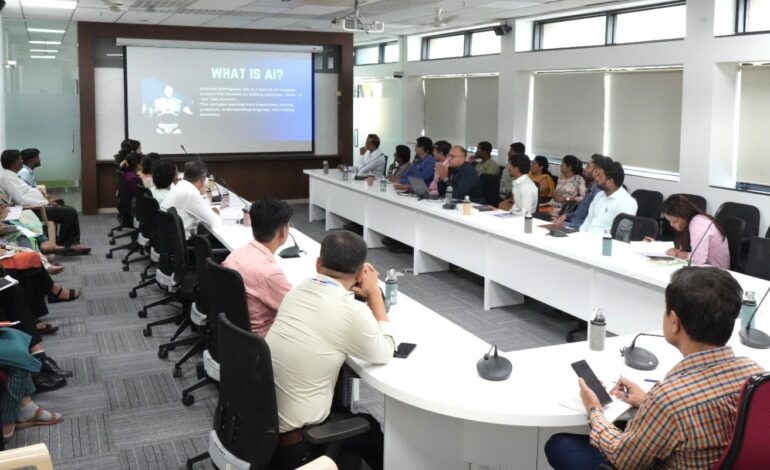 पीएमआरडीएमध्ये अधिकारी कर्मचाऱ्यांसाठी एआयसंदर्भात कार्यशाळा!