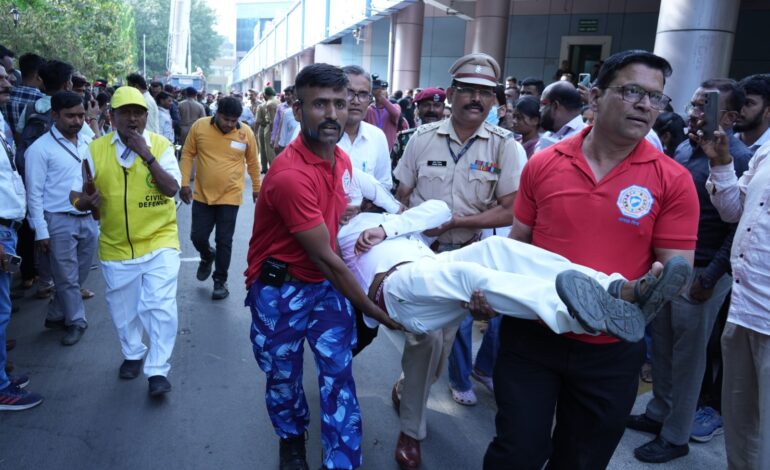 पिंपरी चिंचवड पालिका प्रशासकीय भवनातील मॉकड्रिलचे यशस्वी आयोजन!