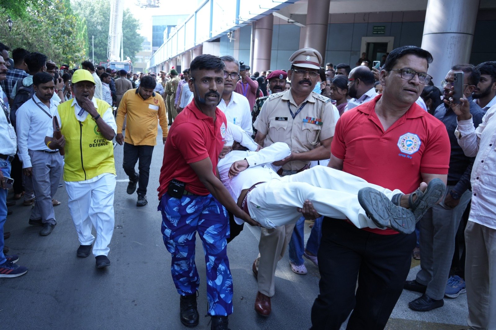 पिंपरी चिंचवड पालिका प्रशासकीय भवनातील मॉकड्रिलचे यशस्वी आयोजन!