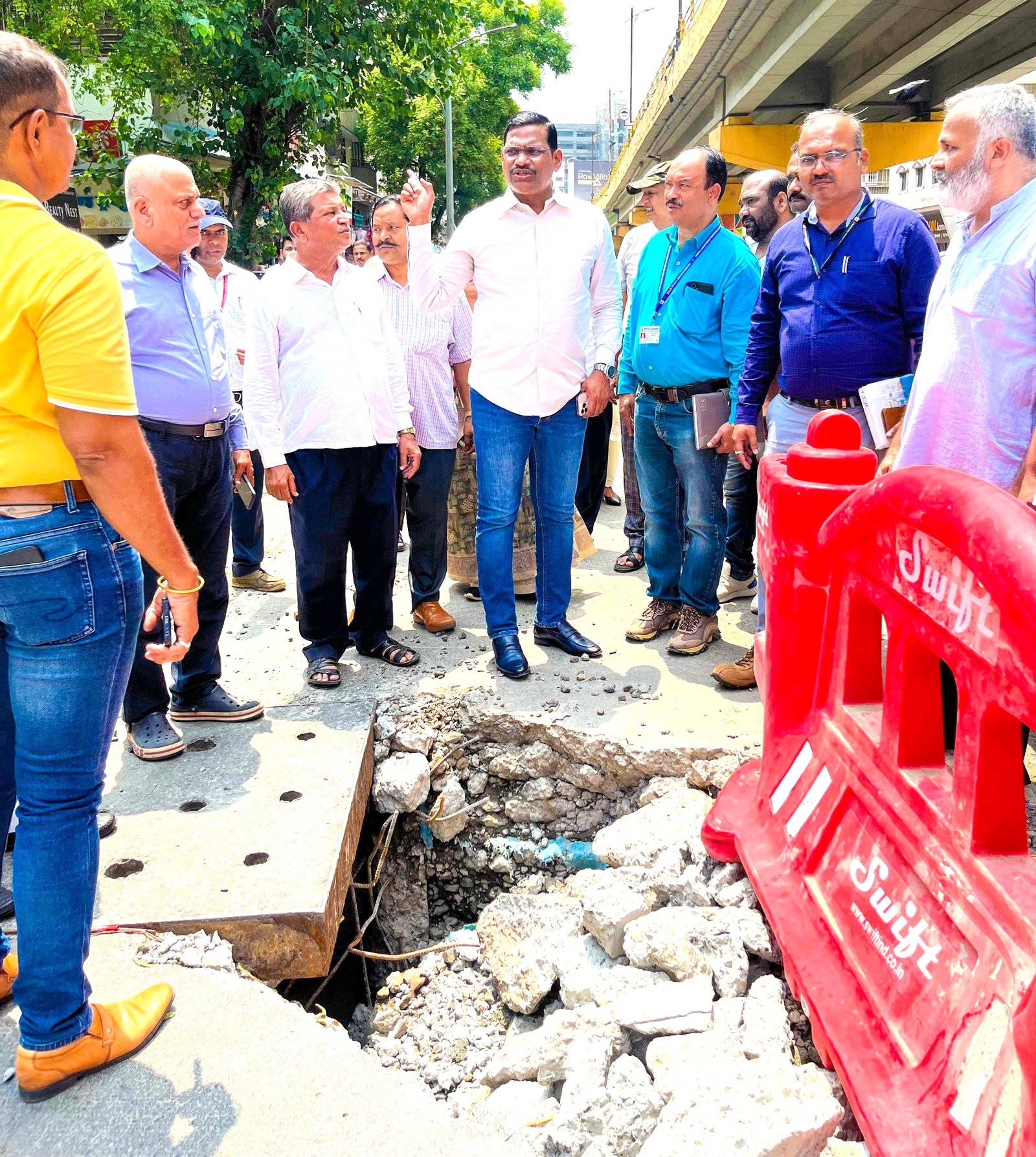 आमदार जगताप यांनी मान्सूनपूर्व कामांची केली ‘ऑनफिल्ड’ पाहणी!