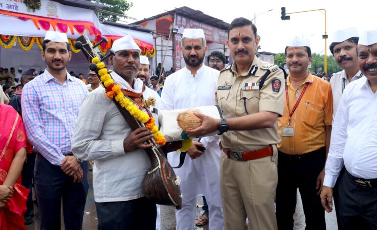 संतश्रेष्ठ श्री ज्ञानेश्वर माऊली पालखी सोहळ्याचे पिंपरी चिंचवडपालिकेच्या वतीने स्वागत!