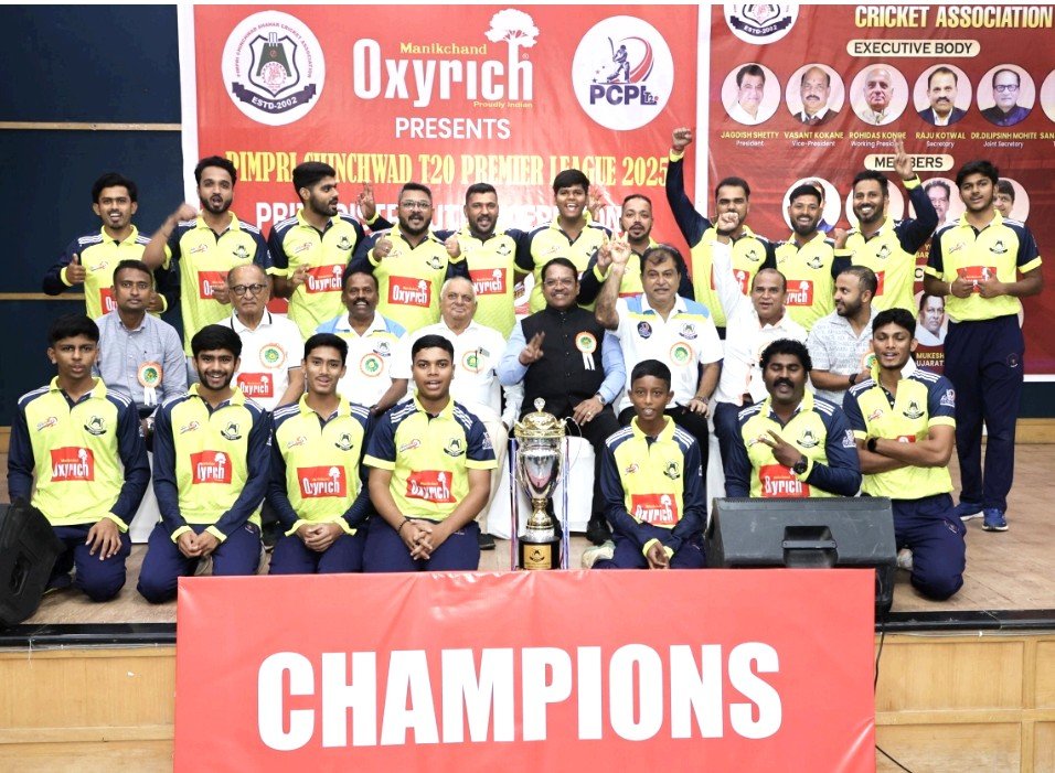 पिंपरी चिंचवड प्रीमियर लीग टी 20 क्रिकेट स्पर्धा; असवानी डेअरडेविल्स संघ विजयी!