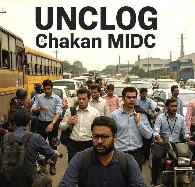 चाकण औद्योगिक क्षेत्राच्या समस्यामुक्तीसाठी 30 जुलै रोजी मुंबई येथे बैठक!