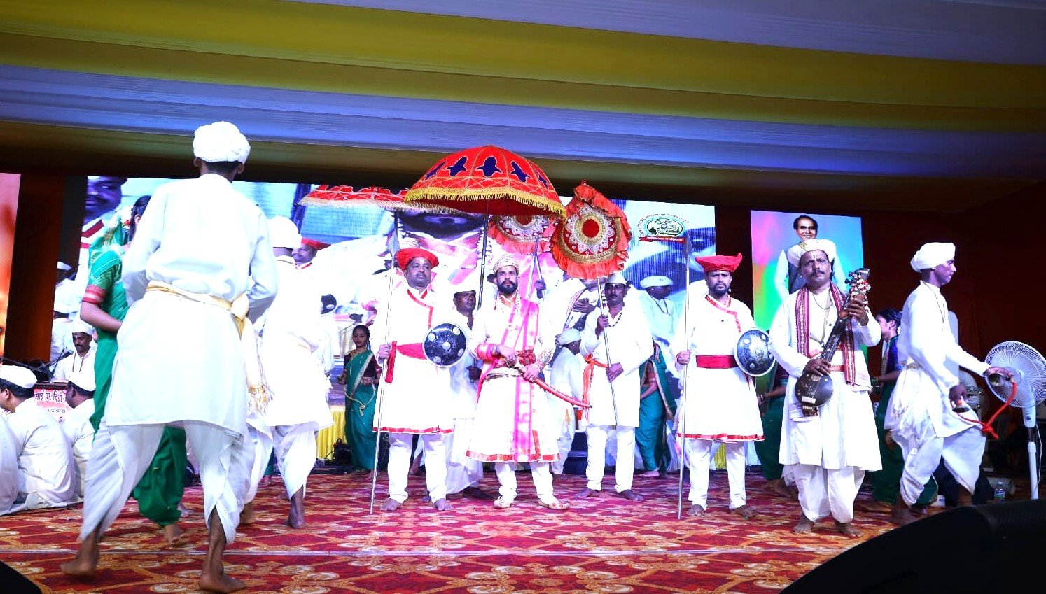 लोकशाहीर अण्णा भाऊ साठे विचार प्रबोधन पर्वात रंगला दिंडी, लोकनृत्य व मराठी गीतांचा सोहळा!