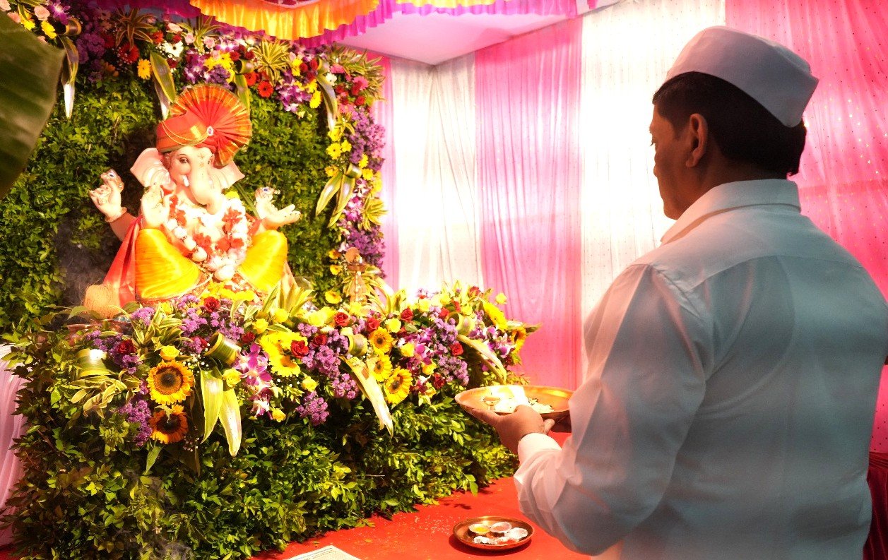 पीएमआरडीए कार्यालयात पर्यावरणपूरक गणेशोत्सव!