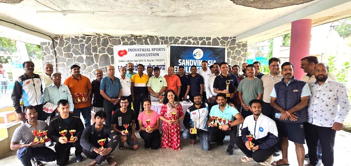 औद्योगिक क्रीडा संघटनेच्या ६२व्या जलतरण स्पर्धात;”सँडविक एशिया” कंपनीला विजेतेपद!