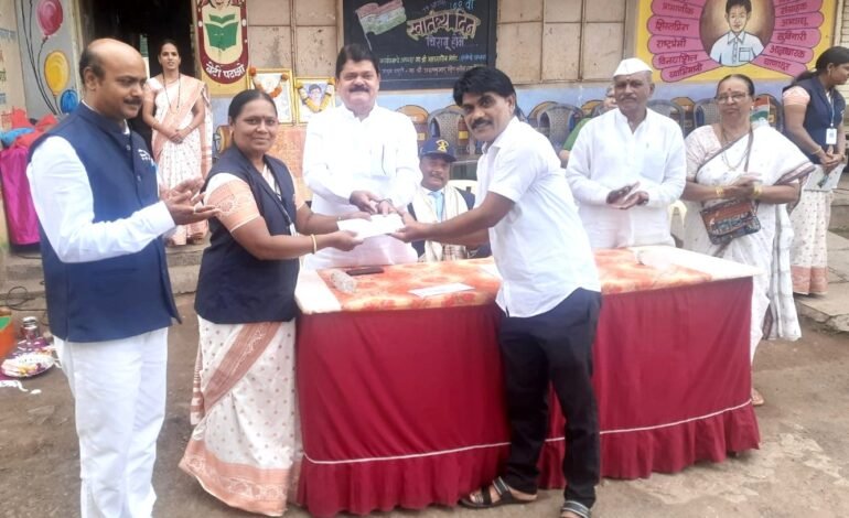 श्री मार्तंड देवसंस्थान जेजुरी यांचेकडून विद्यार्थ्यांना शैक्षणिक अर्थसाह्य!