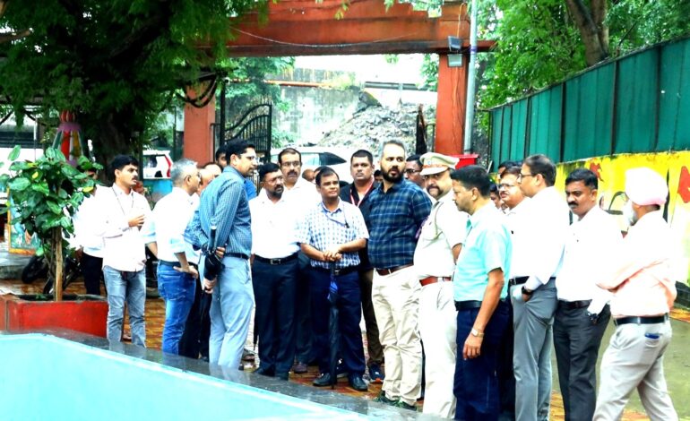आयुक्त शेखर सिंह यांनी केली सकाळी ७ वाजता विसर्जन घाटांची पाहणी!