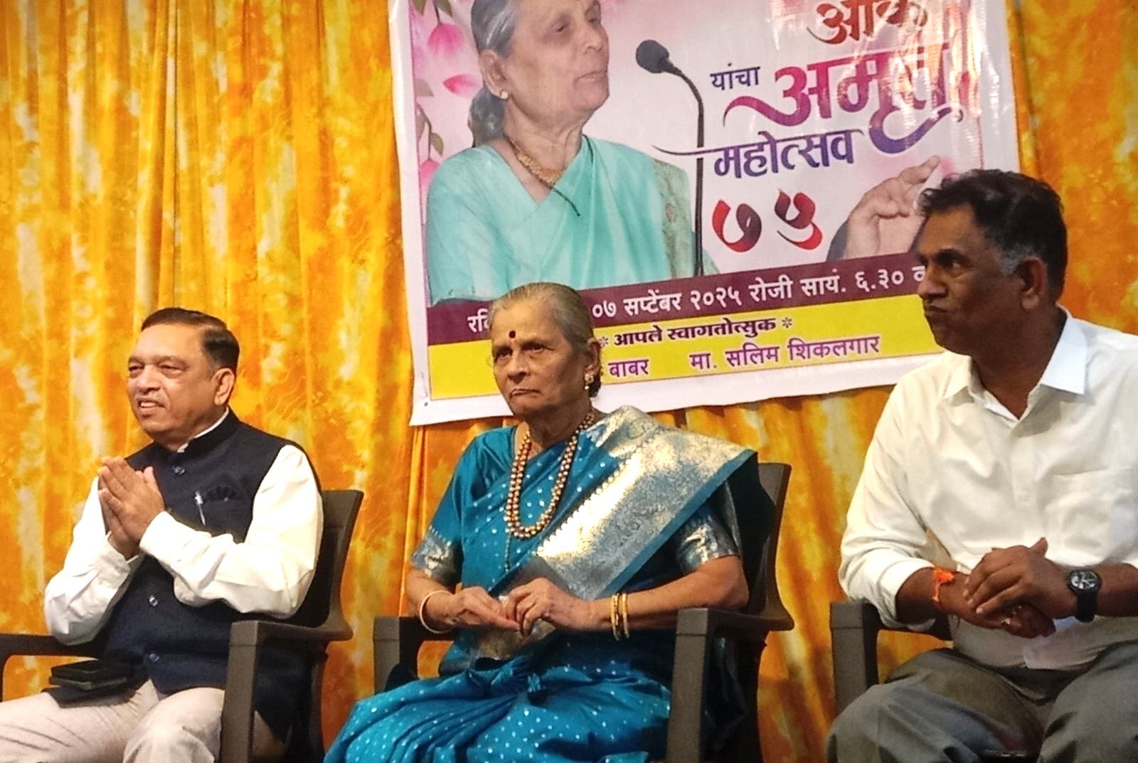 माधुरी ओक यांचे सांस्कृतिक क्षेत्रात मौलिक योगदान : सलीम शिकलगार