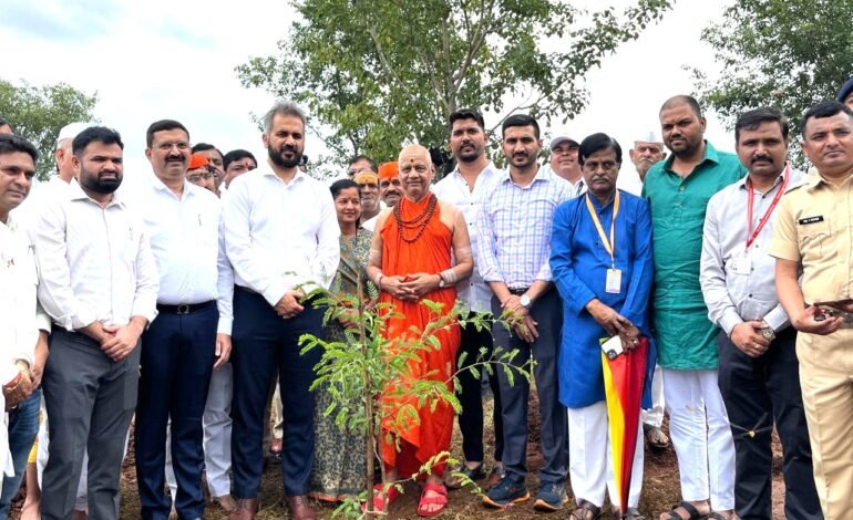 डुडूळगाव येथे एक लाख देशी वृक्ष लागवड मोहिमेस सुरुवात!