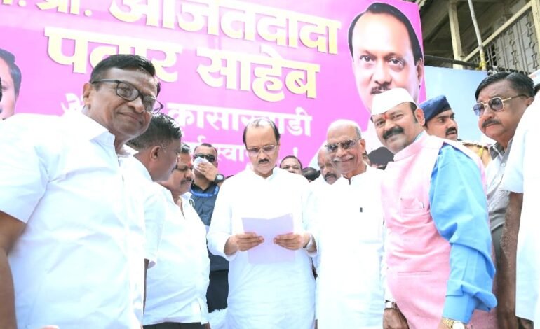 कासारवाडीतील पुररेषा (ब्ल्यू लाईन) रद्दबातल करावी पालकमंत्री पवार यांना निवेदन!