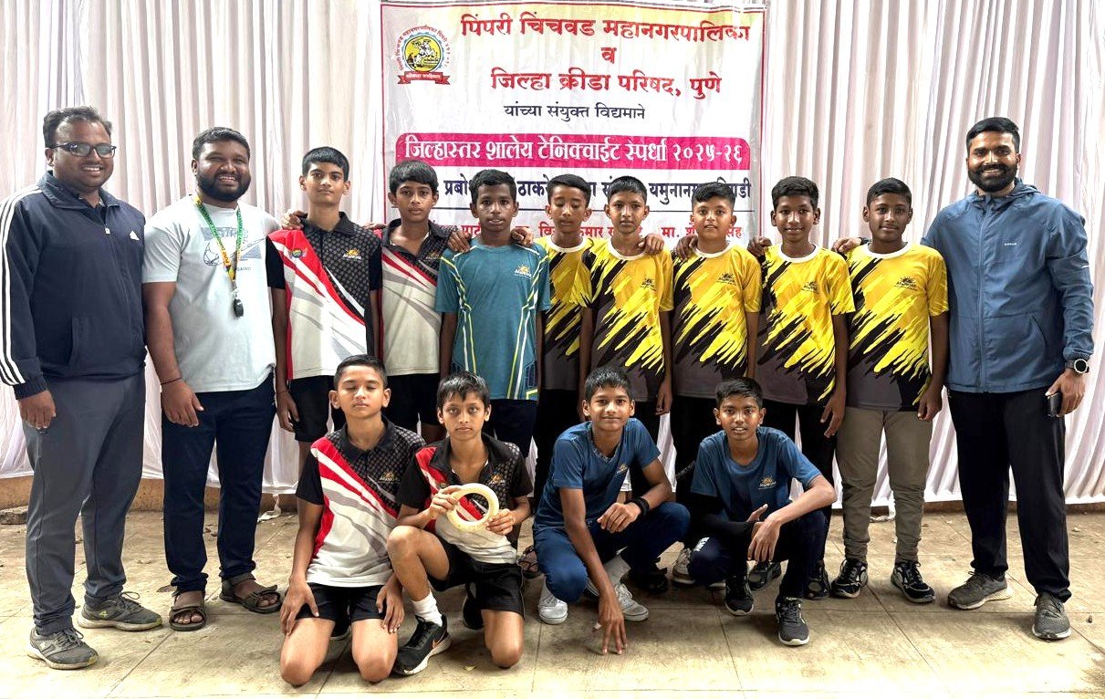 पिंपरी चिंचवड महापालिकेच्या शाळांची जिल्हास्तरीय रिंग टेनिस स्पर्धेत उत्कृष्ट कामगिरी!