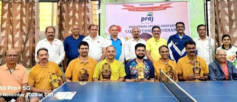 औद्योगिक क्रीडा संघटनेची ६२ वी टेबल टेनिस स्पर्धा संपन्न!