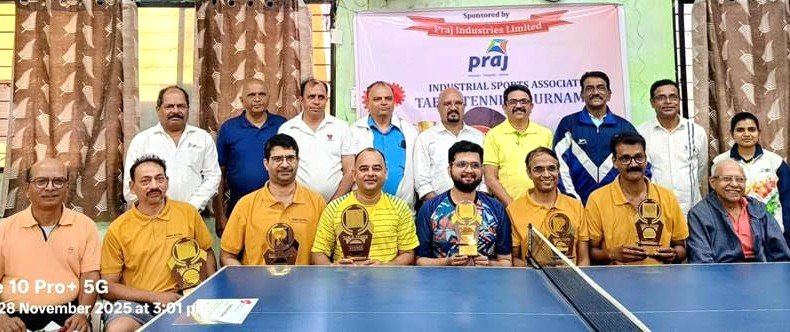 औद्योगिक क्रीडा संघटनेची ६२ वी टेबल टेनिस स्पर्धा संपन्न!