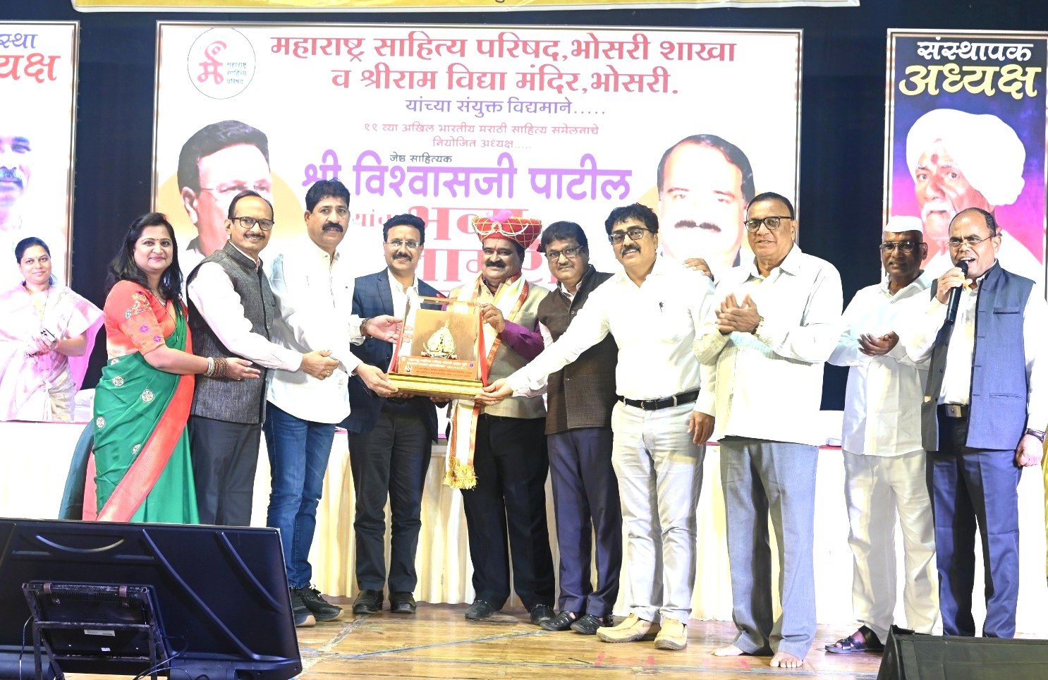 साहित्य निर्मितीची प्रेरणा शाळेतूनच : विश्वास पाटील