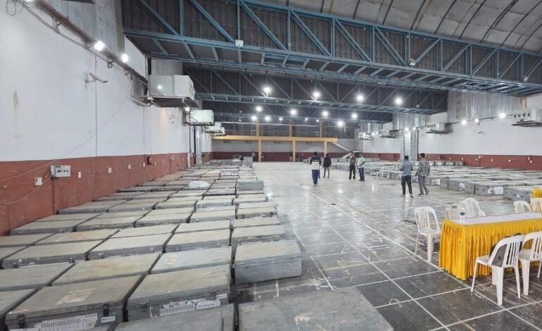 पिंपरी चिंचवड महापालिका निवडणुकीसाठी कडेकोट बंदोबस्तात ईव्हीएम यंत्रे दाखल!