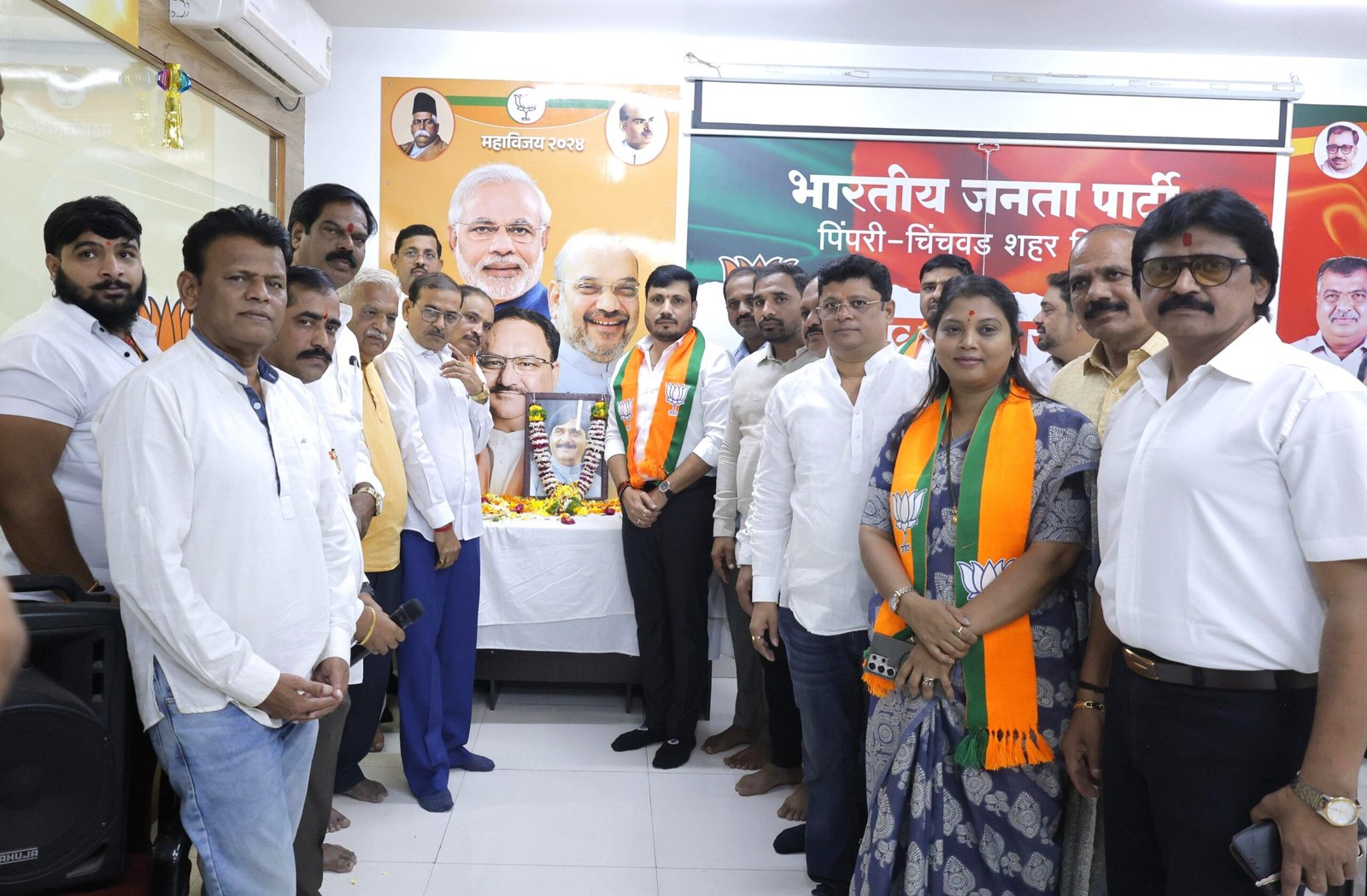 एकजूट, समर्पण अन्‌ लोकसंपर्कातून भाजपाचा विजय निश्चित : शत्रुघ्न काटे