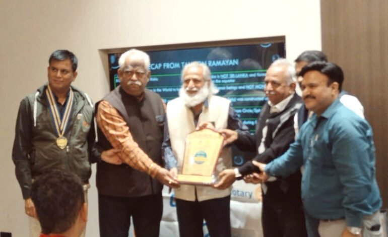  चिंचवड रोटरी क्लबतर्फे श्रीकांत आपटे यांचा जीवनगौरव पुरस्काराने सन्मान!