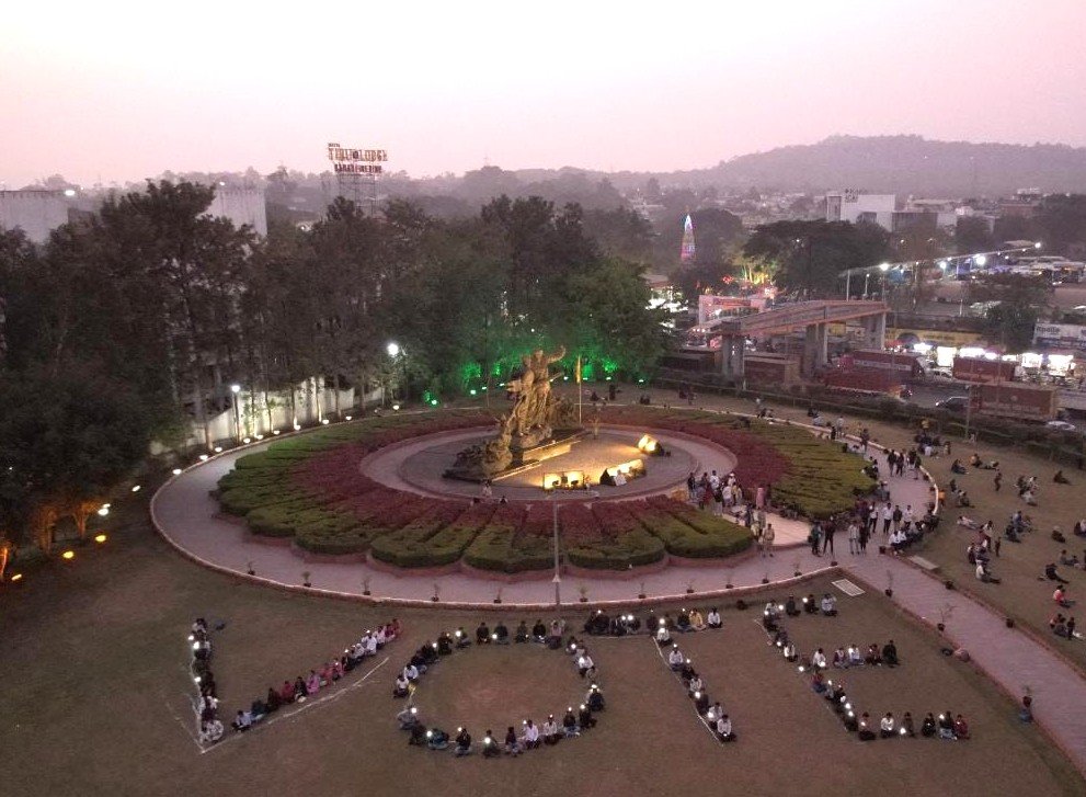 भक्ती शक्ती येथे पिंपरी चिंचवड महापालिकेचा अभिनव जनजागृती उपक्रम!