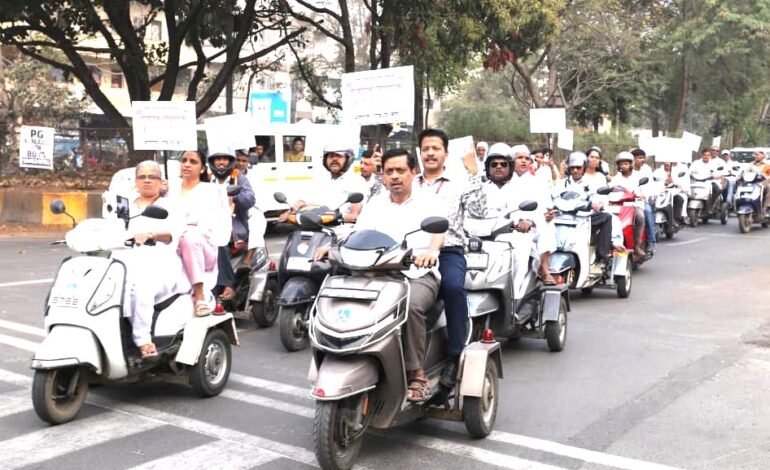 दिव्यांग बांधवांच्या मतदान जनजागृती रॅलीतून लोकशाहीचा सशक्त संदेश!