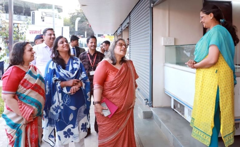 कौशल्य विकास व उद्योजकता मंत्रालयाच्या अधिकाऱ्यांची निगडी कौशल्यम प्रकल्पास भेट!