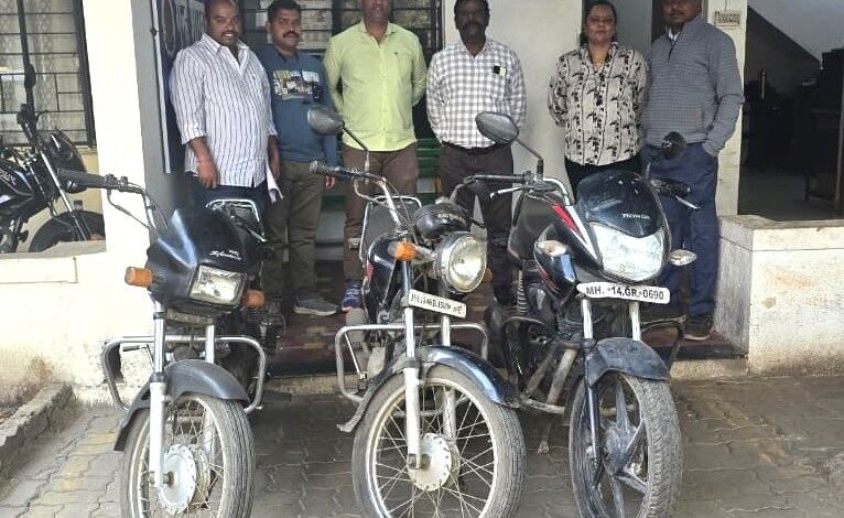 पाच दुचाकी चोरी प्रकरणी अल्पवयीन मुलगा ताब्यात!