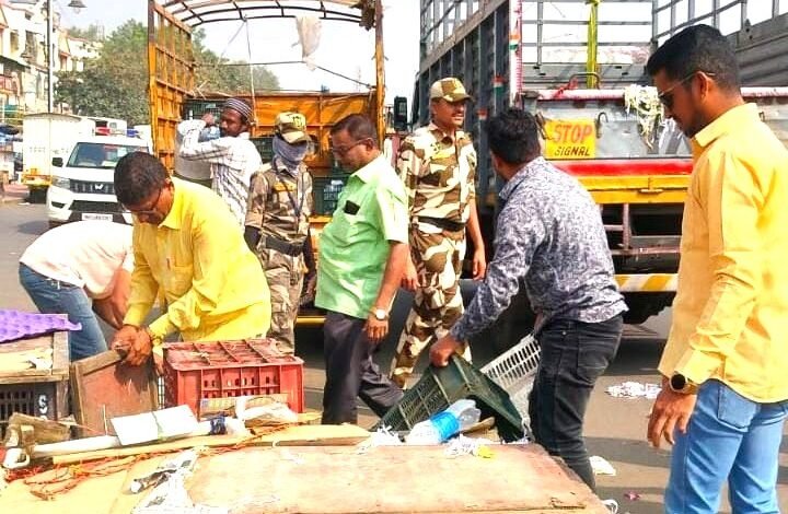 शहरातील आठही क्षेत्रीय कार्यालयांअंतर्गत व्यापक अतिक्रमण कारवाई!