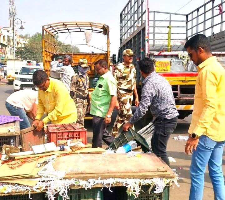 शहरातील आठही क्षेत्रीय कार्यालयांअंतर्गत व्यापक अतिक्रमण कारवाई!