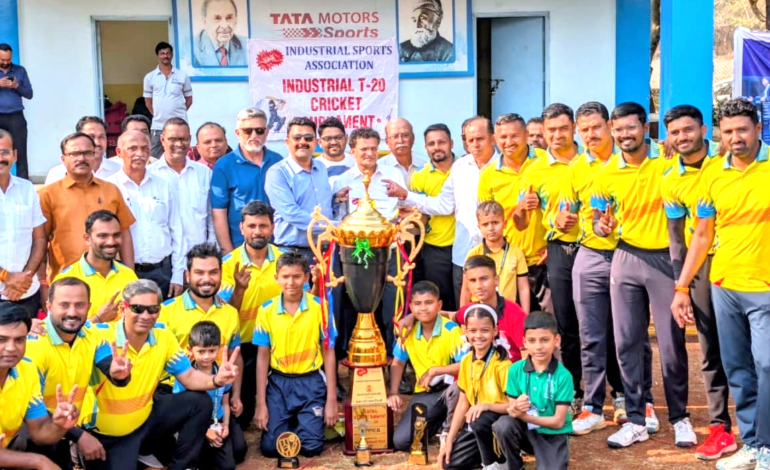 औद्योगिक क्रीडा मर्यादित षटकांच्या क्रिकेट स्पर्धेचे विजेतेपद टाटा मोटर्स संघाने पटकाविले!