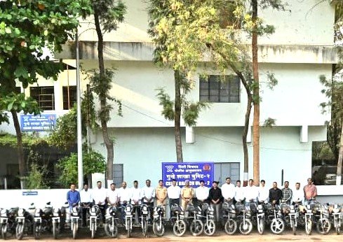 गुन्हे शाखेच्या पथकाने तब्बल 40 चोरीच्या दुचाकी केल्या जप्त; दोघे अटकेत