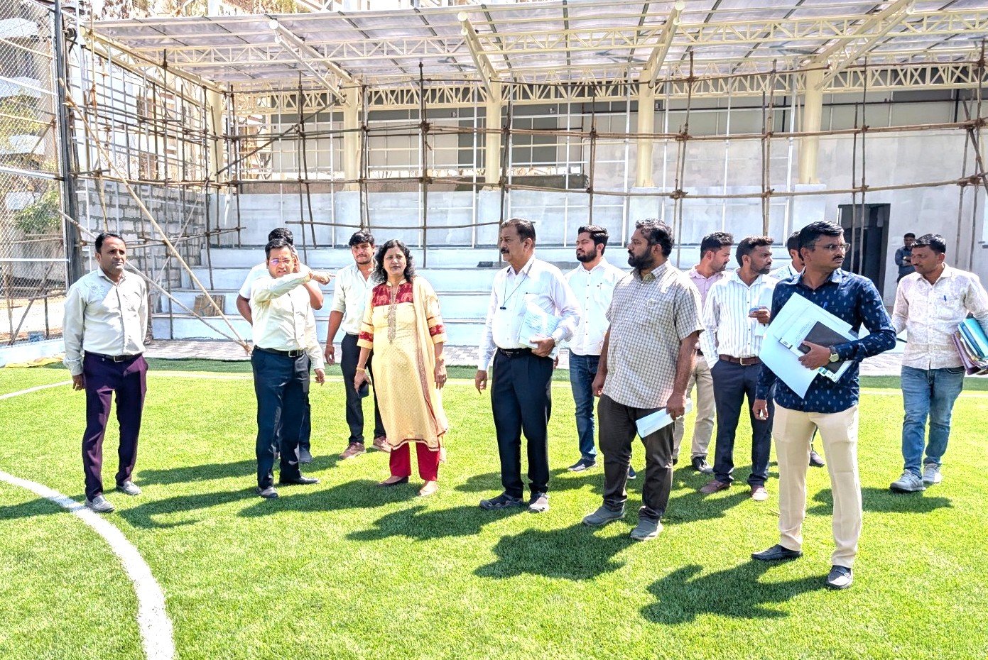 पीएमआरडीएच्या फुटबॉल मैदानांची कामे अंतिम टप्प्यात; आंतरराष्ट्रीय दर्जाच्या सुविधा सज्ज!