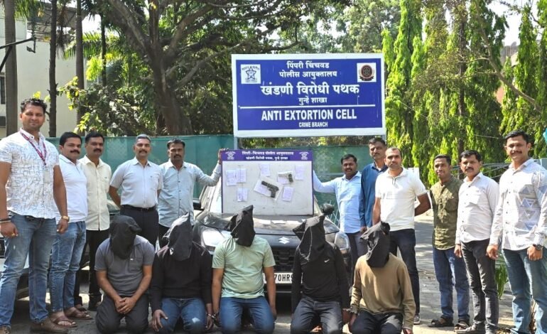 खंडणीसाठी जबरदस्तीने अपहरण; परप्रांतीय पाच आरोपींना अटक!