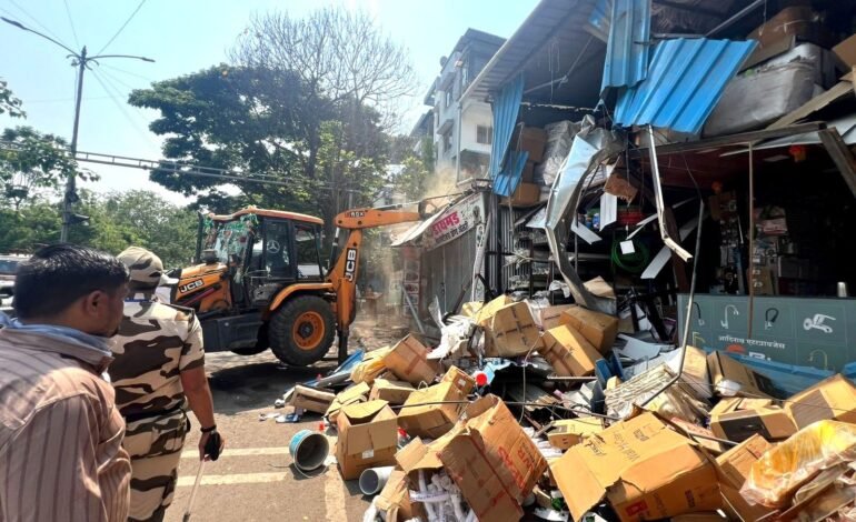 पिंपळे गुरव,नवी सांगवी येथील अनधिकृत बांधकामांवर महानगरपालिकेची कारवाई!
